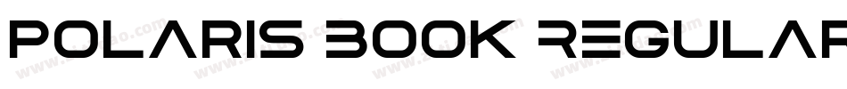 Polaris Book Regular字体转换